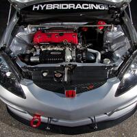 HYBRID RACING WINDSHIELD BANNER