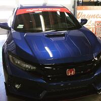 HYBRID RACING TRIBUTE WINDSHIELD BANNER