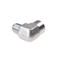 IAG Performance 90 Degree 1/8 inch NPT Male to Female Zinc Plated Fitting