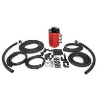 IAG Performance V3 Street Series Air/Oil Separator - Red for (WRX 08-14/STi 08-20)