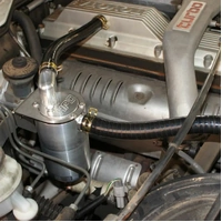 HPD oil catch cans for Toyota Landcruiser 80 Series 90-94 1HDT 4 Bolt Brake Booster