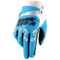 100% Airmatic Blue Gloves