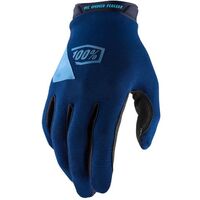 100% Ridecamp Navy Gloves