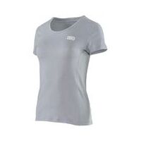 100% Womens Sprint Tech T-Shirt Grey