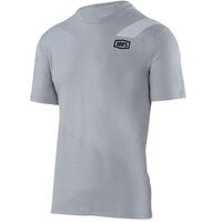 100% Mens Slant Silver Tech T-Shirt