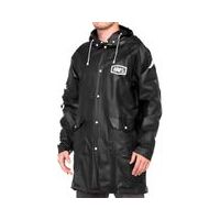 100% Torrent Raincoat Black