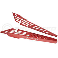 PSR "STI Performance" Vented Fender Shrouds Red for Subaru WRX/STI VA 15-21