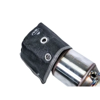 PRL Motorsports PTP Black Lava Down Pipe Elbow Blanket for Honda Civic Type-R FK8 17-21