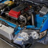 Process West Stage 4 intercooler kit (Suits Ford Falcon FG) PWFGIC04 RAW FINISH