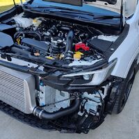 2022+ WRX stage 2 front mounted intercooler kit raw PWFMIC11