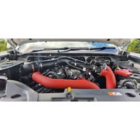 PROCESS WEST 3.5 INCH CROSSOVER PIPE black powder coated finish PWRRCP01B