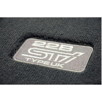 RCM 22B "Type UK" Luxury Car Floor Mat Set Front/Rear for Subaru WRX/STI 96-00 (2-Door)