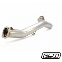 RCM 3" Open Neck JDM Twin Scroll Catless Downpipe for Subaru WRX/STI 01-07