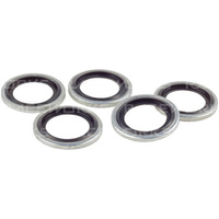 Raceworks Dowty Seal ID10mm 5Pk ID 16mm RWF-180-16MM