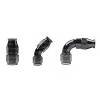 Raceworks Teflon Hose Fitting Straight 45 Degree RWF-202-03BK