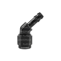 Raceworks Female To 3/8'' Barb 45 Deg 3/8" RWF-412-08-06BK