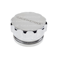 Raceworks Weld On Aluminum Filler With Polished Female Cap 1In 1.5" RWF-460-24-A