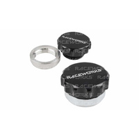 Raceworks Weld On Aluminum Filler With Black Male Cap 1In 2" RWF-461-32-ABK