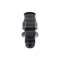 Raceworks Male To 3/8'' Straight Tube Adapter AN-6 to 3/8" RWF-618-06-06BK