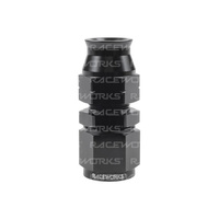 Raceworks Female To 1/2'' Straight Tube Adapter AN-8 to 1/2" RWF-619-08-08BK