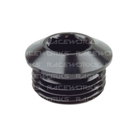 Raceworks AN In Hex O-Ring Plug AN-4 RWF-814-04BK