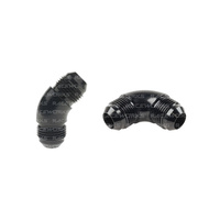Raceworks Male Flare Union 90 Deg 45 Degree RWF-827-04BK
