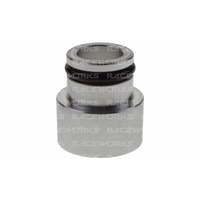 Raceworks Injector Boss For 14mm O-Ring Weld-In Alloy  RWF-989-99-A