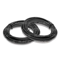 Raceworks 240 Series Black Nylon Braided Teflon E85 Hose  3 Metre RWH-240-06-3M