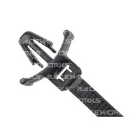 Raceworks Push Mount Cable Tie Black Pk100 200mm  RWM-030