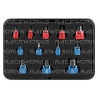 Raceworks Rw BSPT/NPT Tapered Thread IDentification Kit 12Pce  RWT-021