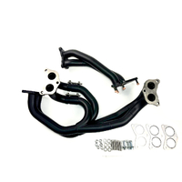 AVO VF38/TD04HLA Twin Scroll Equal Length Ceramic Coated Headers & Up Pipe (Legacy GT & Spec B 04-06