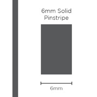 Pinstripe Solid Charcoal 6mm x 10mt