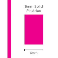 Pinstripe Solid Pink 6mm x 10mt