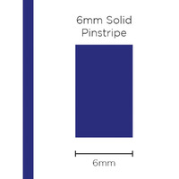 Pinstripe Solid Dark Blue 6mm x 10mt