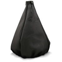 Leather Gear Boot Black