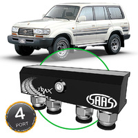 Diff Breather Kit 4 Port suit for Toyota LANDCRUISER 80 Series 1990-1998