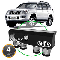 Diff Breather Kit 4 Port for Toyota PRADO 120 Series 2002-2009