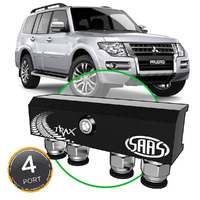 Diff Breather Kit 4 Port incl Nylon Bushes for Mitsubishi PAJERO NS-NX 06-on