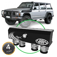 Diff Breather Kit 4 Port for Nissan PATROL GU Y61 1997-2015