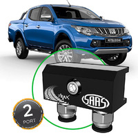 Diff Breather Kit 2 Port incl Nylon Bushes for Mitsubishi TRITON MQ 2015>