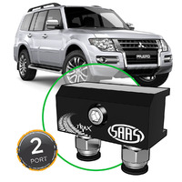 Diff Breather Kit 2 Port incl Nylon Bushes for Mitsubishi PAJERO NS-NX 06-on