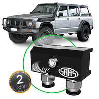 Diff Breather Kit 2 Port suit for Nissan PATROL GU Y61 1997-2015
