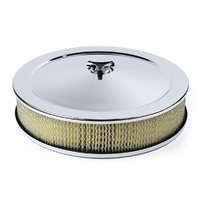 Chrome Filter Assembly 14" x 3" Recessed Holley