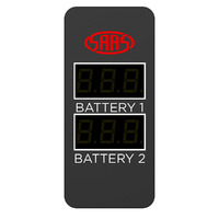 Dual Volt Digital Switch Gauge 8v-18v Carling 49 x 24