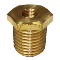 Gauge Bush Brass Adaptor M16 x1.5 to 1/8"NPT