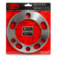 Wheel Spacer x 2 Universal 6 Stud 6mm