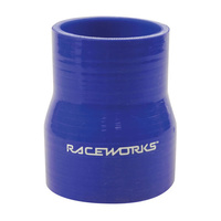 Raceworks Silicone Hose Reducer 1.75-2'' (44-51mm) Blue 1.75"-2.25" SHR-175225BE