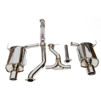 Invidia Q300 Turbo Back Exhaust w/SS Rolled Tips for Subaru Liberty GT BM 10-12