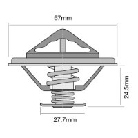 TRIDON HF Thermostat For Peugeot 405 1.9 DT 01/93-12/96 1.8L XU9TE