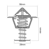TRIDON HF Thermostat Celica ST182, ST18(C) 09/89-09/93 2.0L 3S-FE,GE TT281-180